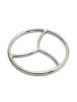 Tripple Shibari Ring: Edelstahl-Bondage-Ring, silber