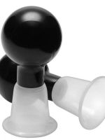 Size Matters See-Thru Nipple Boosters: Nippelsauger, transparent/schwarz