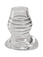 Master Series Cock Dock Full Access Tunnel Plug: Analtunnel, transparent