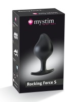 Mystim Rocking Force S: Elektro-Analplug, schwarz