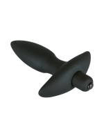 Black Velvets Vibrating Small: Vibro-Analplug, schwarz