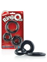 Screaming O Ringo: Penis-/Hodenringe Set, schwarz