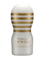 Tenga Premium Original Vacuum Cup Gentle: Masturbator, weiß/gold