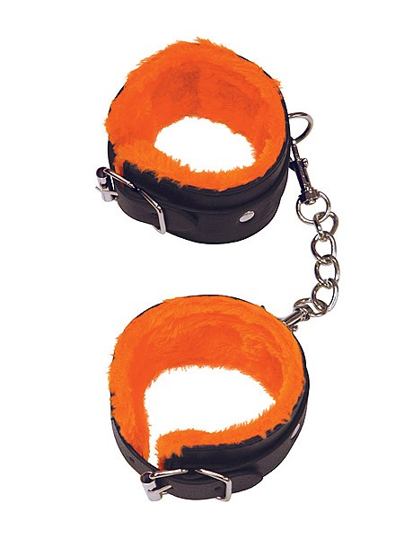 Orange: Handfesseln, schwarz/orange