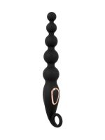 ANOS Anal Beads: Vibro-Analkette, schwarz