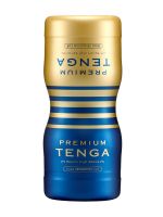 Tenga Premium Dual Sensation: Masturbator, blau/gold