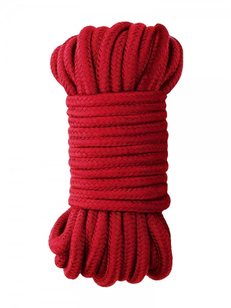 Ouch! Japanese Silk Rope: Bondageseil, rot (10m)