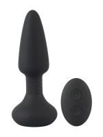 Anos Remote Controlled Butt Plug: Vibro-Analplug mit Rotation, schwarz