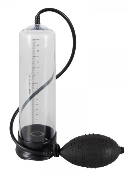 Mister Boner Professional's Power Pump: Penispumpe, schwarz/transparent