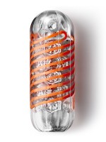 Tenga Spinner 02 Hexa: Masturbator, transparent/orange