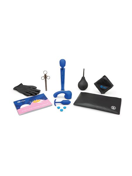 B-Vibe Anal Massage & Education Set: Anal-Massage-Set 10-teilig, blau