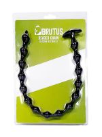 BRUTUS Beaded Chain: Analkette, schwarz