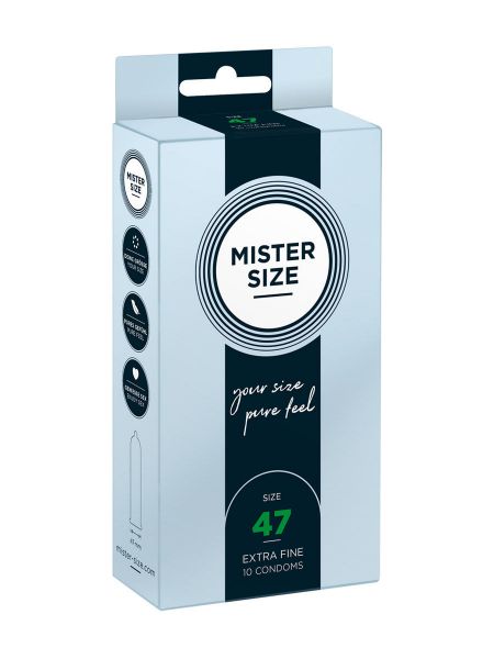 Mister Size: Passgenaue Kondome, 10er Pack
