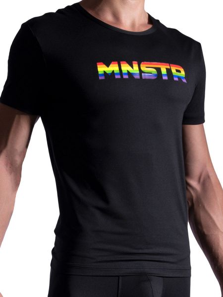 MANSTORE M2184: Casual T-Shirt, schwarz